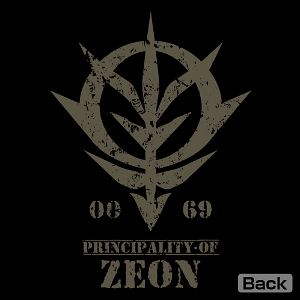 Mobile Suit Gundam - Principality of Zeon Army Thin Dry Hoodie (Black | Size M)