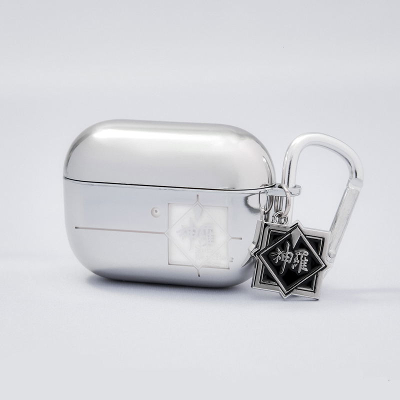 Final Fantasy VII Remake Earphone Case Cover: Shinra Electric Power Company image 1