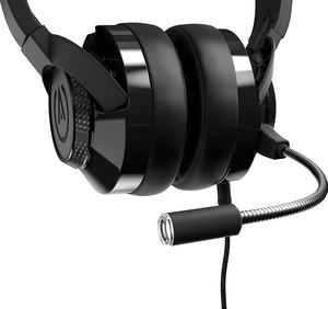 Fusion Wired Gaming Headset for Xbox, PS4, Switch (Black) for PC