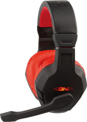 Konix Drakkar Konix Skald Headset (Black/Red) for PC_