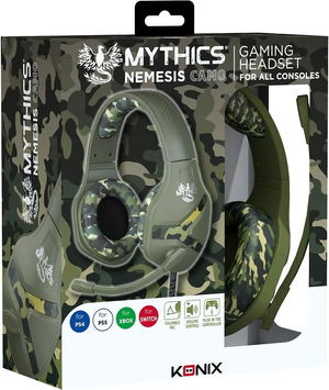 Konix Mythics Nemesis Casque Gaming Headset (Camo) for PS5 / PS4 / XBOX / SWITCH_