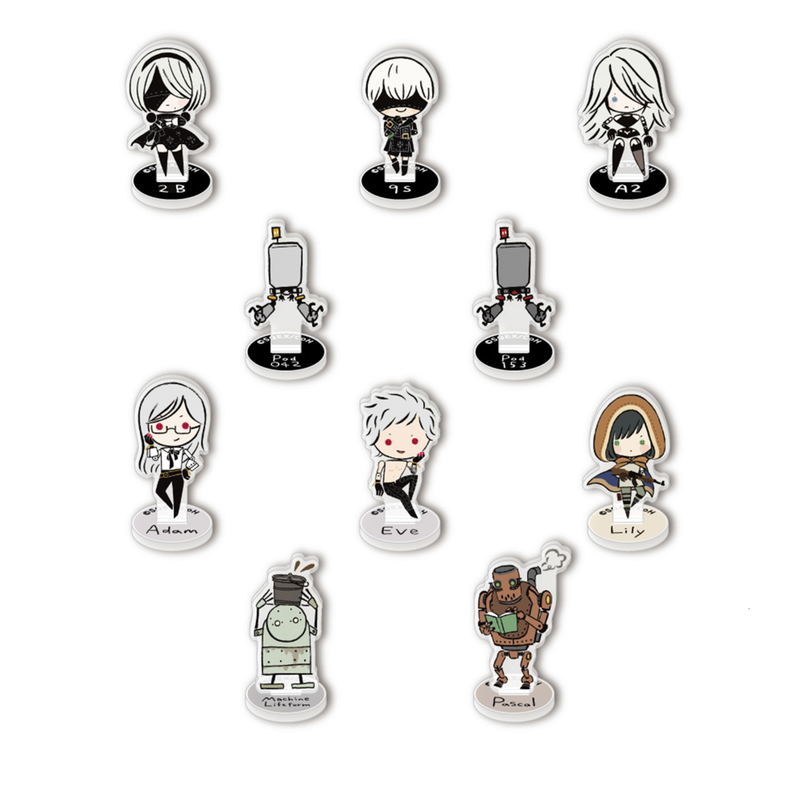 NieR:Automata Ver1.1a Mini Acrylic Stand Collection (Set of 10 Pieces) image 1