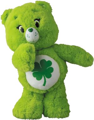 Care Bears Plush: Good Luck Bear (TM)