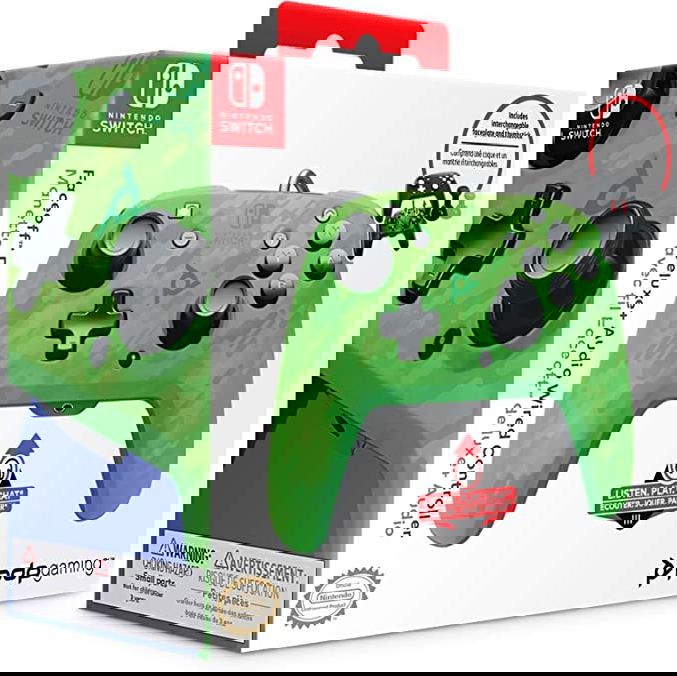 PDP Gaming Faceoff Deluxe Wired Controller for Nintendo Switch