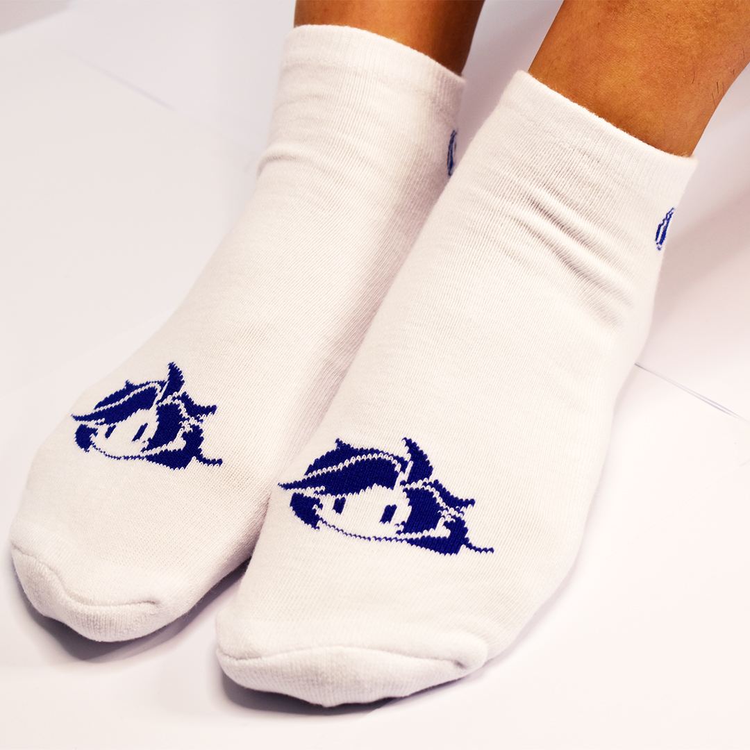 Playasia Socks - Obake PAM Edition (White | Size S) Playasia