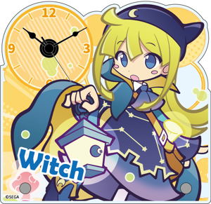 Puyo Puyo Moonlight Witch Table Clock_