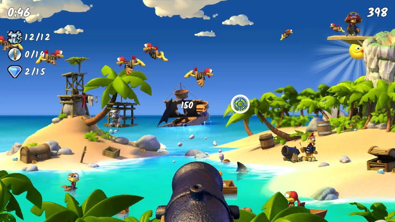 Moorhuhn Piraten - Crazy Chicken Pirates <span class="ext" style="background-color: #2a475e; color: #FFFFFF;">STEAM</span> <span class="ext ext_digital">digital</span> image 3