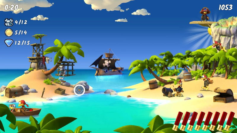 Moorhuhn Piraten - Crazy Chicken Pirates <span class="ext" style="background-color: #2a475e; color: #FFFFFF;">STEAM</span> <span class="ext ext_digital">digital</span> image 5