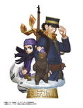 Petitrama Series EX Golden Kamuy Ougon no Shirube Vol. 1 (Set of 3 Pieces) thumbnail 2