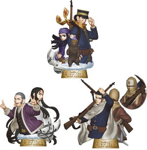 Petitrama Series EX Golden Kamuy Ougon no Shirube Vol. 1 (Set of 3 Pieces)_