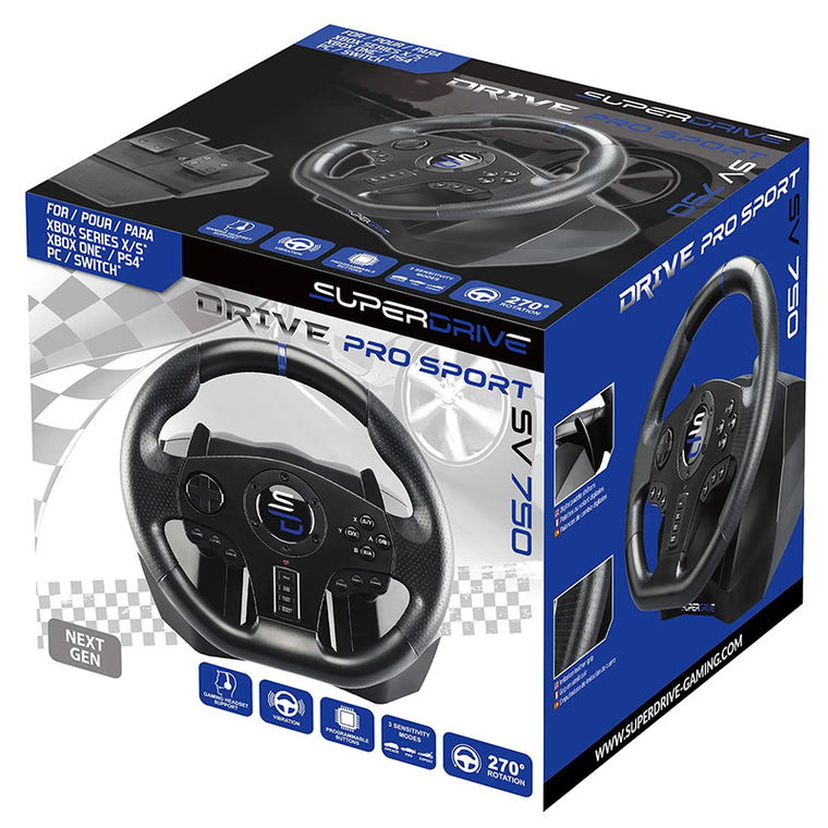 SUPERDRIVE Drive Pro Sports SV 750 for PC, PS4, XONE, XSX, XSS