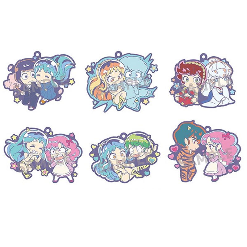 Urusei Yatsura Buddy Colle Rubber Mascot (Set of 6 Pieces) image 1