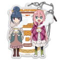 Yuru Camp - Rin and Nadeshiko Curry Noodles Acrylic Multi Keychain thumbnail 1