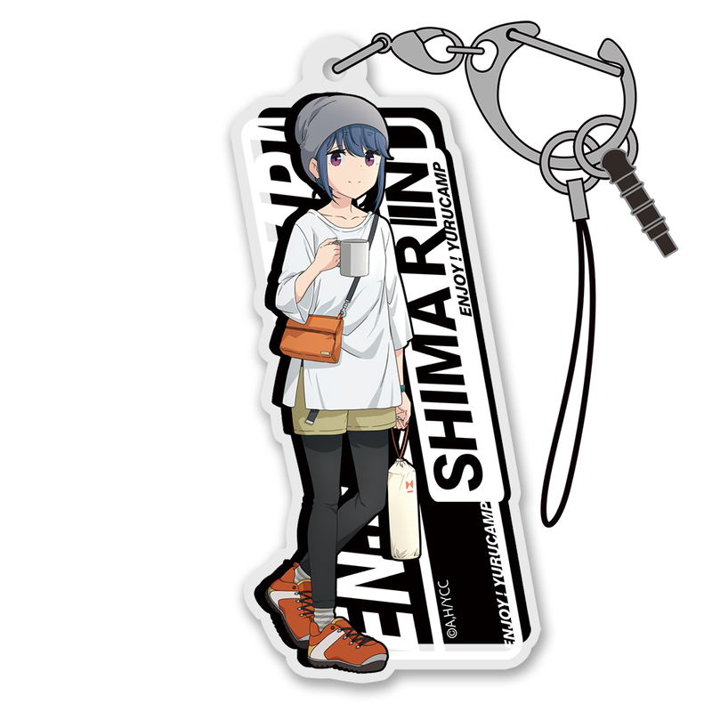 Yuru Camp - Summer Camp Rin Shima Acrylic Multi Keychain image 1