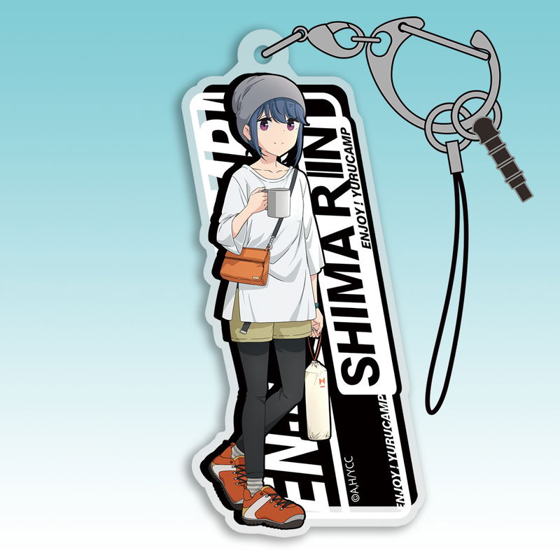 Yuru Camp - Summer Camp Rin Shima Acrylic Multi Keychain image 2