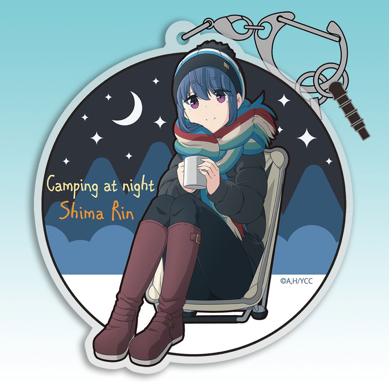 Yuru Camp - Winter Camp Rin Shima Acrylic Multi Keychain image 2