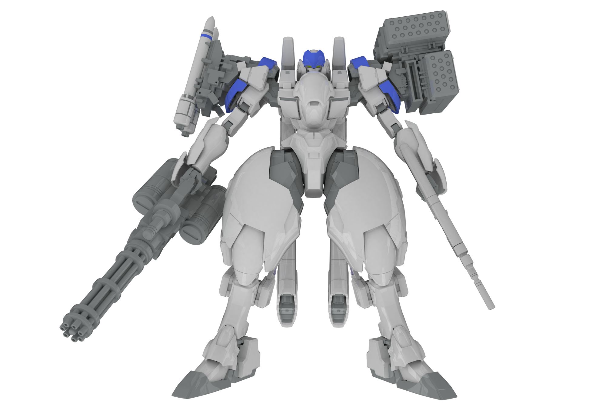 POWERDoLLS2 1/35 Scale Plastic Model Kit: X-4+(PD-802) Armored 