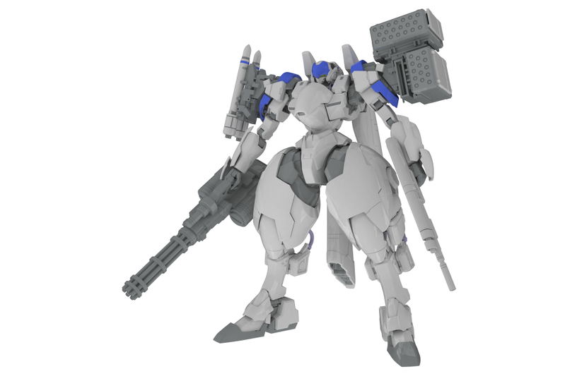 POWERDoLLS2 1/35 Scale Plastic Model Kit: X-4+(PD-802) Armored Infantry Weapon Set 3 (Shoulder Parts for Mounting Weapons & DRu35 MLC & R25 Rocket & M7A Gatling Gun) image 2
