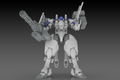 POWERDoLLS2 1/35 Scale Plastic Model Kit: X-4+(PD-802) Armored Infantry Weapon Set 3 (Shoulder Parts for Mounting Weapons & DRu35 MLC & R25 Rocket & M7A Gatling Gun) thumbnail 4