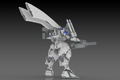 POWERDoLLS2 1/35 Scale Plastic Model Kit: X-4+(PD-802) Armored Infantry Weapon Set 3 (Shoulder Parts for Mounting Weapons & DRu35 MLC & R25 Rocket & M7A Gatling Gun) thumbnail 5