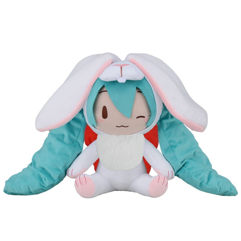 Hatsune Miku Rabbit 2023 Fuwa Petit Plush LL image 1