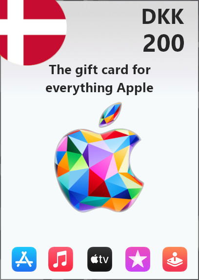 Apple Gift Card 200 DKK | Denmark Account <span class="ext ext_digital">digital</span> image 1