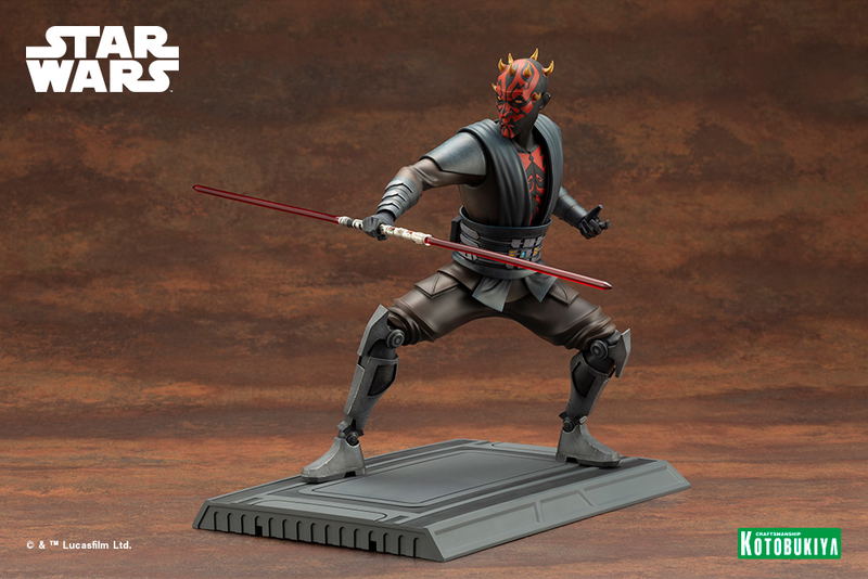 ARTFX Star Wars The Clone Wars 1/7 Scale Pre-Painted Figure: Darth Maul TM The Clone Wars Edition image 3