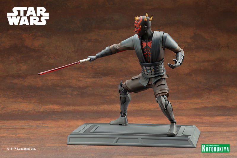 ARTFX Star Wars The Clone Wars 1/7 Scale Pre-Painted Figure: Darth Maul TM The Clone Wars Edition image 4