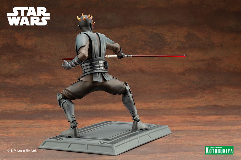 ARTFX Star Wars The Clone Wars 1/7 Scale Pre-Painted Figure: Darth Maul TM The Clone Wars Edition image 5