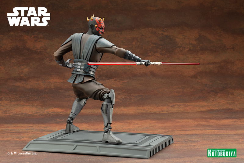 ARTFX Star Wars The Clone Wars 1/7 Scale Pre-Painted Figure: Darth Maul TM The Clone Wars Edition image 6