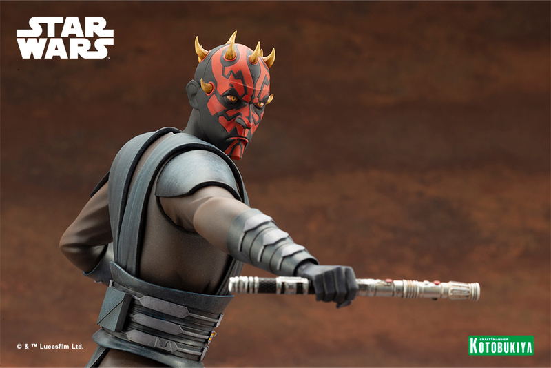 ARTFX Star Wars The Clone Wars 1/7 Scale Pre-Painted Figure: Darth Maul TM The Clone Wars Edition image 8