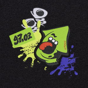 UT Splatoon 3 Graffiti Graphic T-Shirt (Black | Size XXL)_