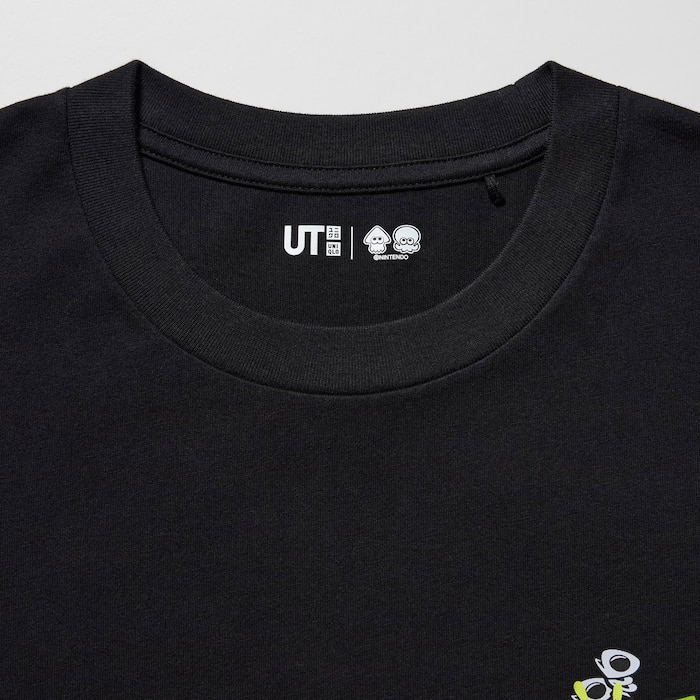 UT Splatoon 3 Graffiti Graphic T-Shirt (Black | Size S)