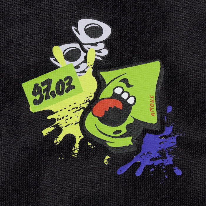 UT Splatoon 3 Graffiti Graphic T-Shirt (Black | Size S)