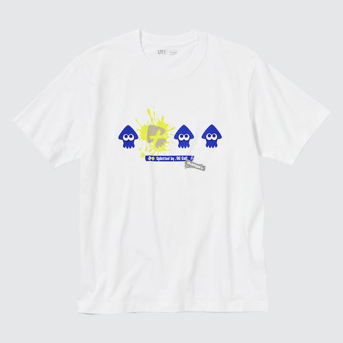 UT Splatoon 3 Squids Graphic T-Shirt (White | Size XXXL)