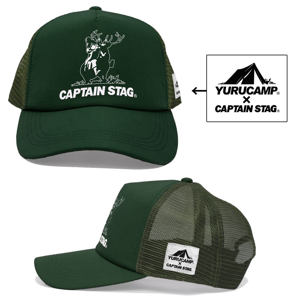 Yuru Camp Captain Stag Mesh Cap