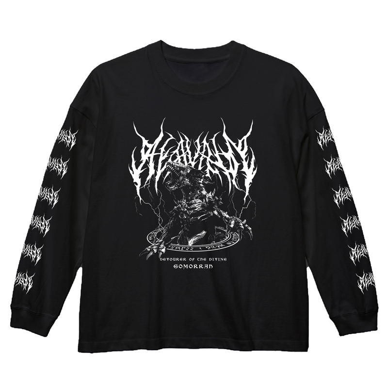 Bayonetta 3 - Gomorrah Big Silhouette Long Sleeve T-Shirt (Black | Size L) image 1