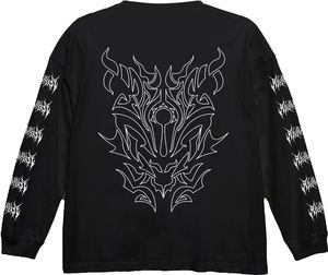 Bayonetta 3 - Gomorrah Big Silhouette Long Sleeve T-Shirt (Black | Size L)_