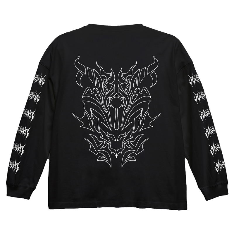 Bayonetta 3 - Gomorrah Big Silhouette Long Sleeve T-Shirt (Black | Size L) image 2