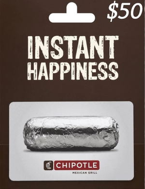 Chipotle Gift Card $50 | US Account Only_