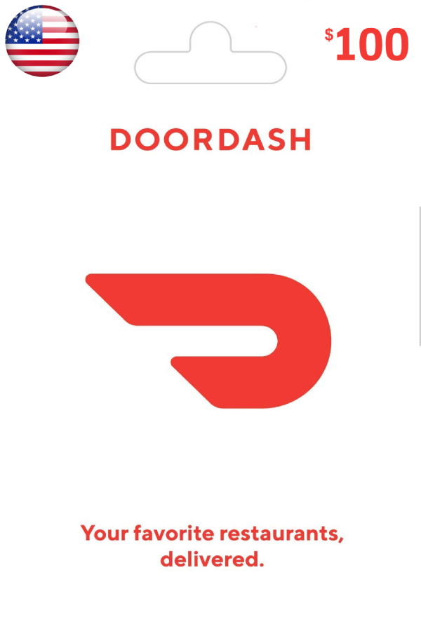 DoorDash Gift Card USD 100 US Account Only digital