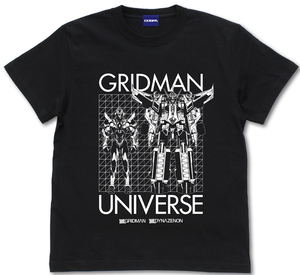 Gridman Universe: Gridman and Dynazenon T-Shirt (Black | Size M)_