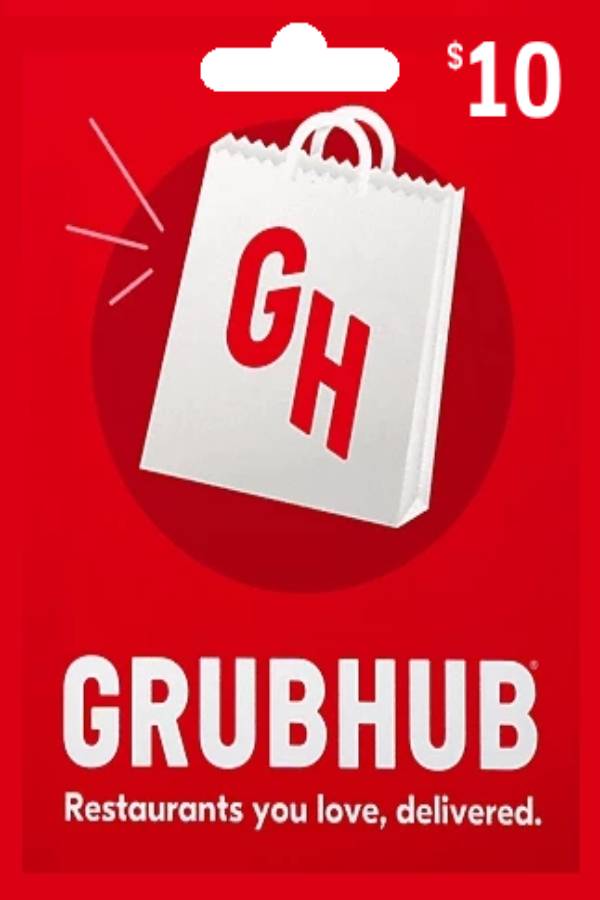 Grubhub Gift Card 10 USD | US Account Only digital — Import Game Deal