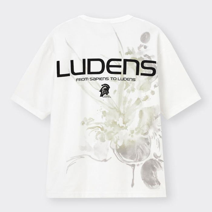 GU Kojima Productions Ludens Graphic T-Shirt (White | Size S)
