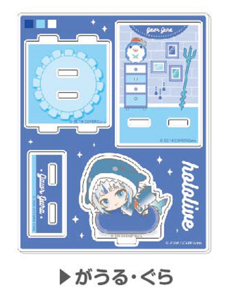Hololive Hug Meets Vol. 2 09 Gawr Gura Connectable Acrylic Room Stand image 1