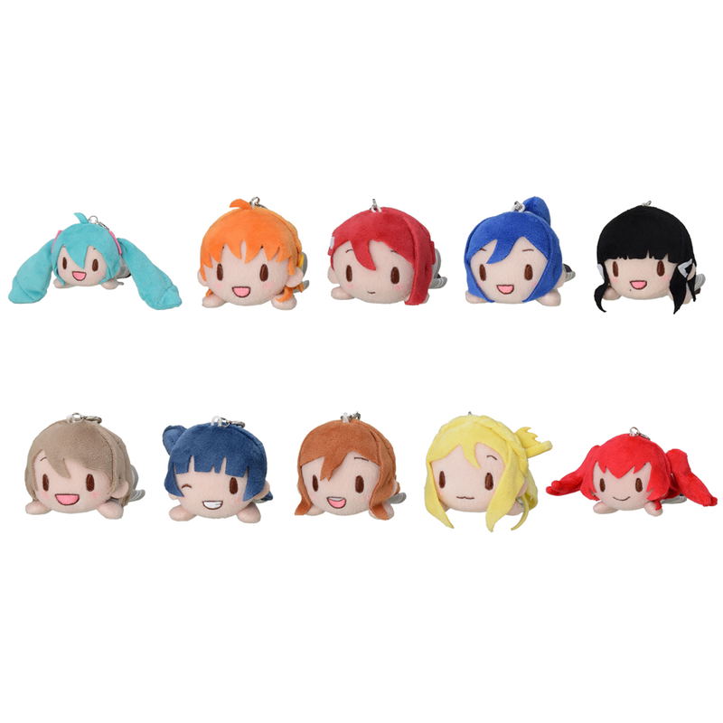 Love Live! Sunshine!! x Hatsune Miku Fuwa Petit Nesoberi Plush (Petit) (Set of 10 Pieces) image 1