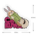 Yuru Camp Mini Sticker - Chikuwa thumbnail 2
