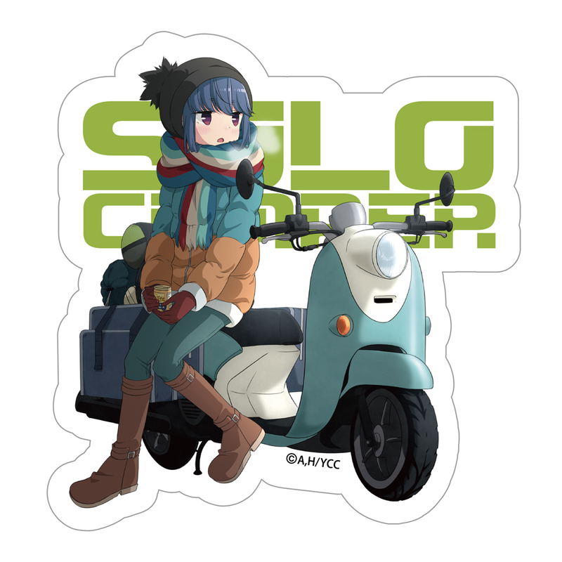 Yuru Camp Mini Sticker - Shima Rin image 1