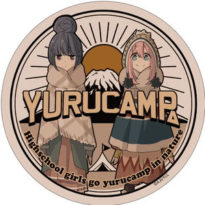 Yuru Camp Outdoor Sticker - Nadeshiko & Rin_