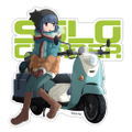 Yuru Camp Outdoor Sticker - Shima Rin thumbnail 1